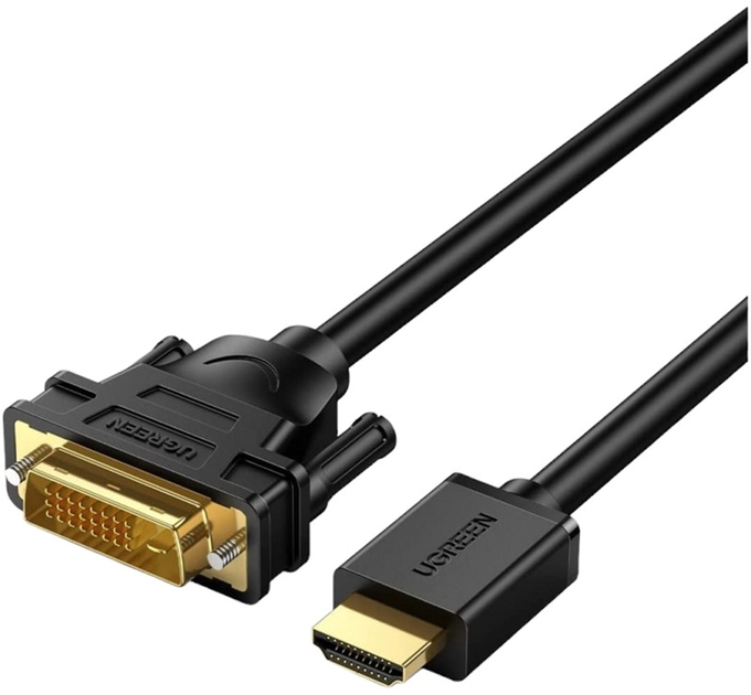 Кабель Ugreen HDMI - DVI 3 м Black (6957303811366) – фото, відгуки ...