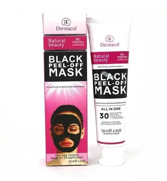 Маска от черных точек на лице Dermacol черная маска для лица очищающая (Ad-6059) - изображение 2