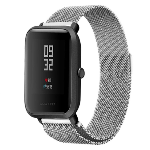 Металевий ремінець MiJobs 20 мм для Amazfit Bip Lite S U/ GTS 2 3 4 Mini / GTR (42 mm) / 2, Samsung Galaxy Watch / Active 2 (40 mm) / Gear S4 (42 mm), Huawei GT2 (42 mm) міланська петля Срібний 1565P - Фото 1 Металевий ремінець MiJobs 20 мм для Amazfit Bip Lite S U/ GTS 2 3 4 Mini / GTR (42 mm) / 2, Samsung Galaxy Watch / Active 2 (40 mm) / Gear S4 (42 mm), Huawei GT2 (42 mm) міланська петля Срібний 1565P - зображення 1