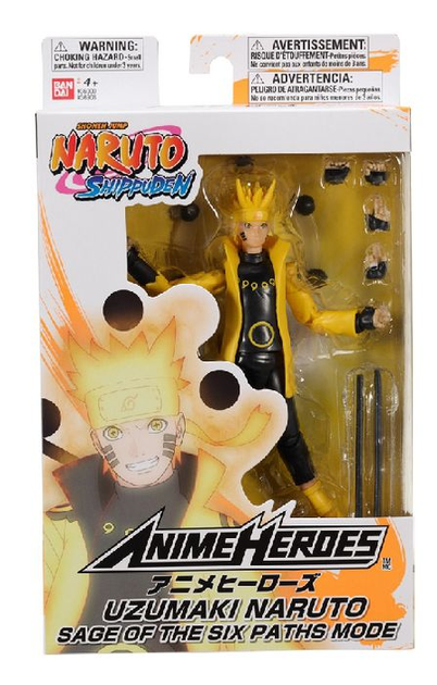 Figurka Anime Heroes Uzumaki Naruto Sage Of Six Paths Mode 16 cm (3296580369089) - obraz 1