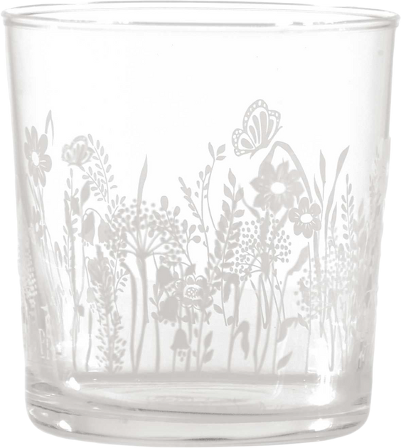 Zestaw szklanek z grubym dnem La Porcellana Bianca Babila Łąka 350 ml Przezroczysty 6 szt (P401000011) - obraz 1