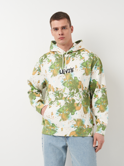 Худи оверсайз мужское Levi's Relaxed Fit 38479-0300 M Зеленое ...