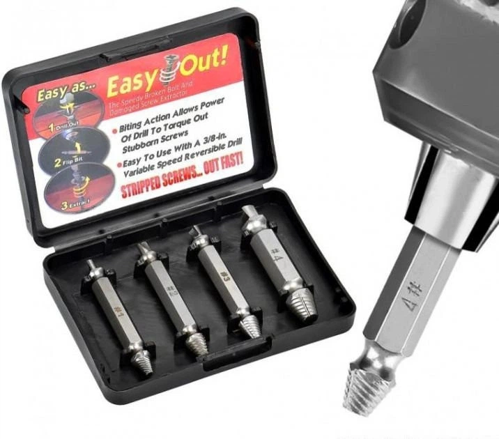 Набір екстракторів для вилучення зламаних саморізів і болтів Easy Out Tool - зображення 6