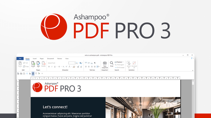 Робота PDF-файлами - Ashampoo PDF Pro 3, безтермінова ліцензія, 1 ПК - Фото 3 Робота PDF-файлами - Ashampoo PDF Pro 3, безтермінова ліцензія, 1 ПК - зображення 3