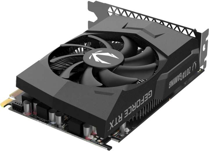Відеокарта ZOTAC PCI-Ex GeForce RTX 3050 Solo 6GB GDDR6 (96bit) (1470/14000) (1 x HDMI, 3 x DisplayPort) (ZT-A30510G-10L) - зображення 3