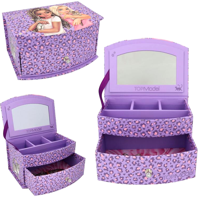 Pudełko na biżuterię Depesche TOPModel Small Lilac Leo Love (4010070638078) - obraz 4