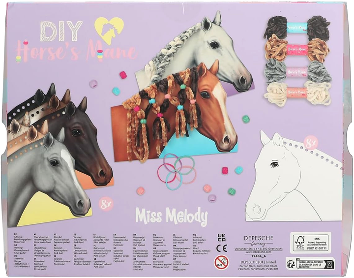 Набір для творчості Depesche Miss Melody DIY Heste Man (4010070648619) - зображення 3