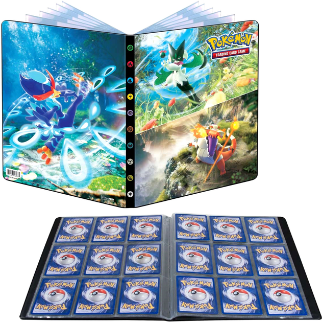 Альбом для зберігання карток Pokemon Portfolio 9-P Evolutions of Paldea (0074427160685) - зображення 1