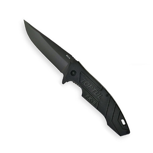 Нож складной карманный Toptul 225 мм (hoz0011356) Черный - изображение 1