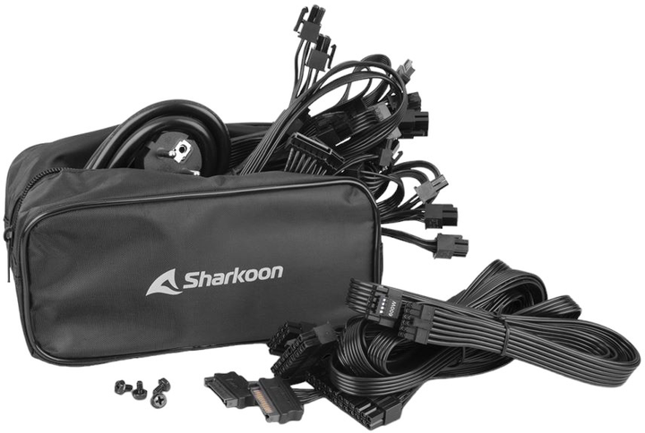 Блок живлення Sharkoon Rebel P30 Gold ATX 3.0 1300 W (4044951038541) - зображення 4