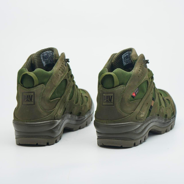 Берцы демисезонные тактические ботинки PAV 507 хаки олива кожаные с мембраной Winterfrost 44 - изображение 2
