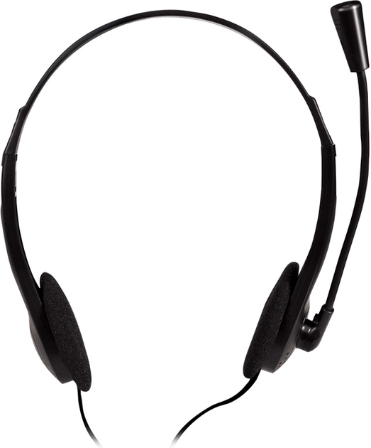 Słuchawki Logilink HS0052 Headset Stereo with microphone 2 x 3.5 mm Black - obraz 2