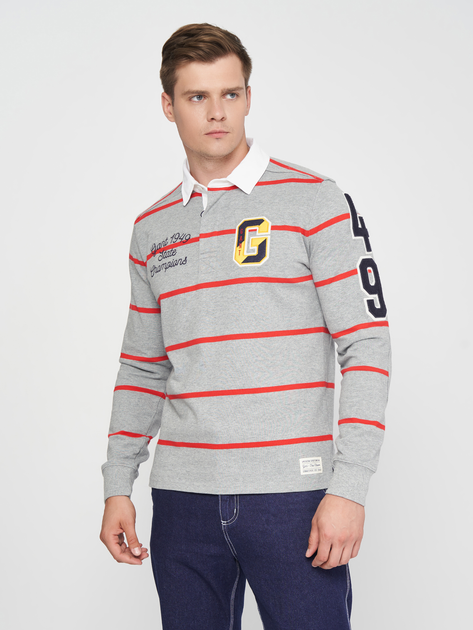 Поло GANT Varsity Heavy Rugger 2025027 2XL Grey Melange (ROZ6500000644 ...