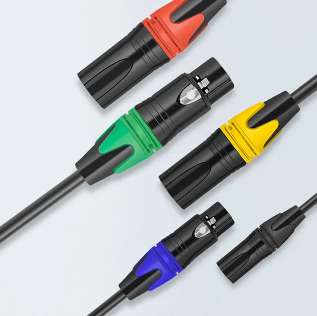 Кабель XLR 2м для микрофона типа "папа-мама" (трёхконтактный) - изображение 7