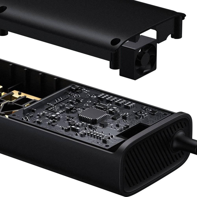 Автомобильный преобразователь инвертор Baseus 150W Inverter с 2 розетками на 220V+USB+Type-C (GFDH-7672) - изображение 9