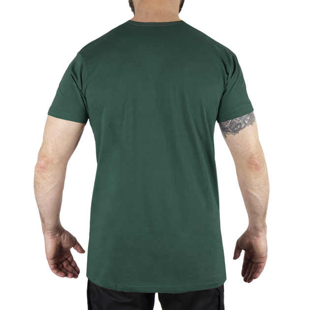 Футболка военная однотонная 2XL (54) Olive - изображение 2