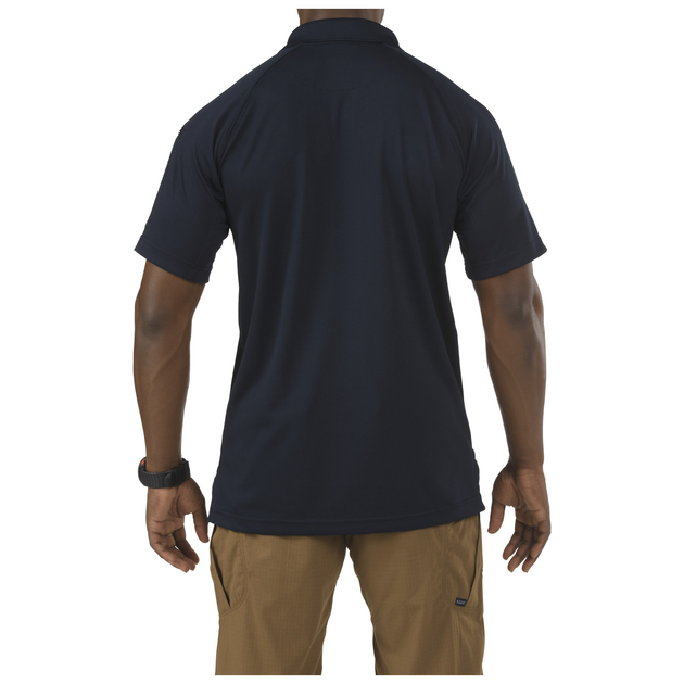 Футболка поло тактическая с коротким рукавом 5.11 Performance Polo - Short Sleeve, Synthetic Knit L Dark Navy - изображение 2