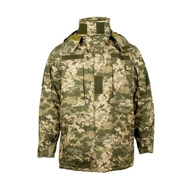 Куртка тактична зимова (Бушлат) Ріп-Стоп ММ-14 (Український піксель) 44 - зображення 1