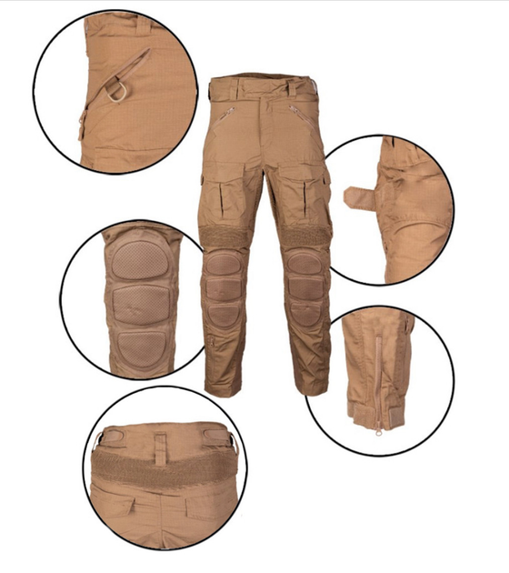 Брюки Полевые Sturm Mil-Tec "Chimera Combat Pants "Coyote L 10516819 - изображение 2