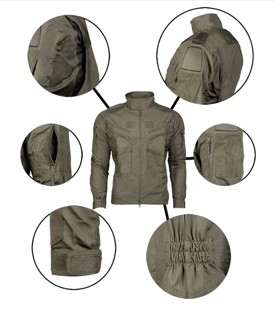Куртка-Кітель Sturm Mil-Tec "Chimera Combat Jacket" Олива 2XL - зображення 2