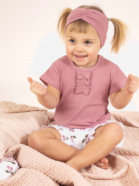 Дитяча футболка для дівчинки Nicol 204140 98 см Рожева (5905601021315) - зображення 2