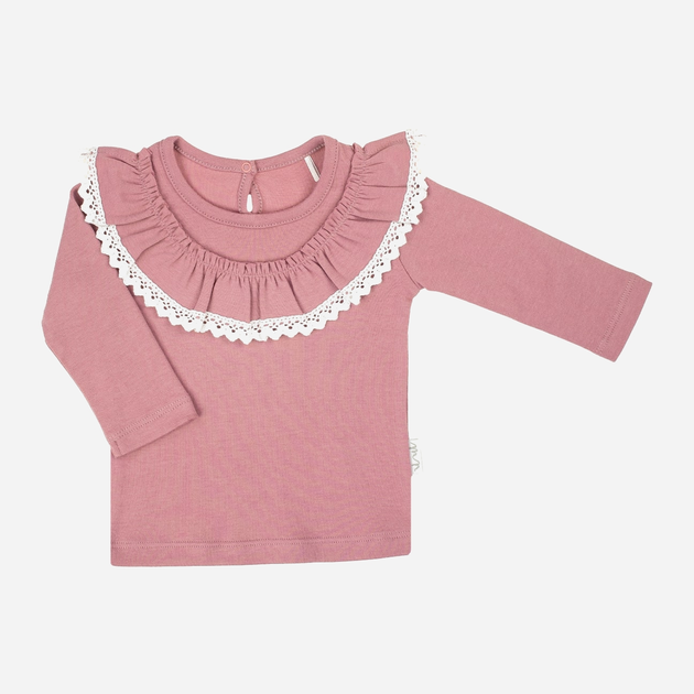 Koszulka z długim rękawem dziewczęca Nicol 204141 74 cm Różowa (5905601021476) - obraz 1