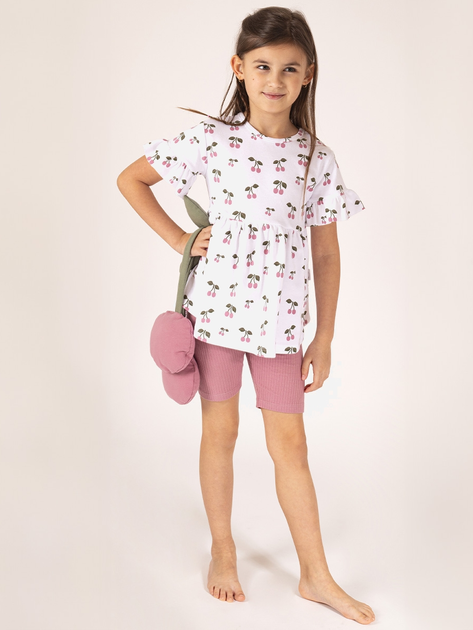 Дитячі шорти для дівчинки Nicol 204200 128 см Рожеві (5905601022442) - зображення 2