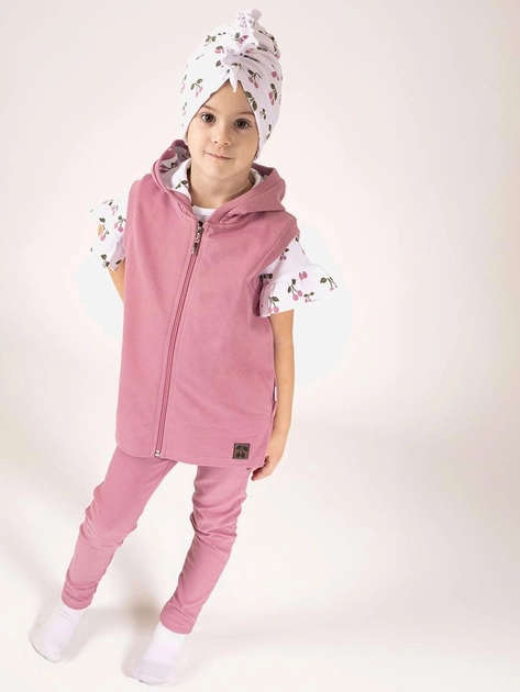 Kamizelka dziecięca dla dziewczynki bawełniana Nicol 204273 80 cm Różowa (5905601022978) - obraz 2