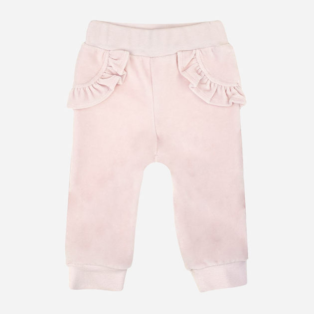 Дитячі вельветові штани для дівчинки Nicol 204277 68 см Світло-рожеві (5905601023470) - зображення 1