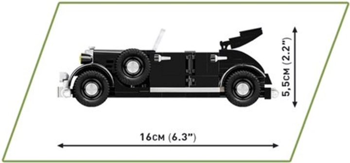 Klocki konstrukcyjne Cobi Historical Collection WWII De Gaulles 244 elementy (5902251022617) - obraz 5