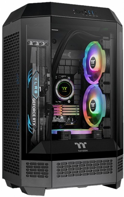 Obudowa Thermaltake The Tower 300 Czarna (CA-1Y4-00S1WN-00) - obraz 9