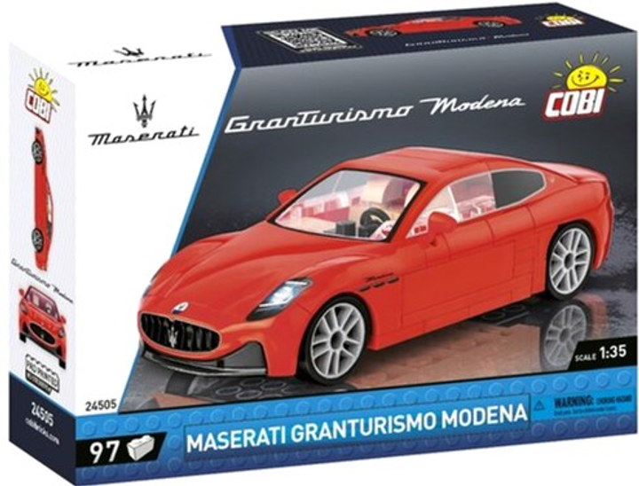 Klocki konstrukcyjne Cobi Maserati GranTurismo Modena 97 elementów (5902251245054) - obraz 1