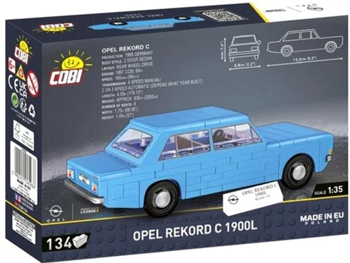 Конструктор Cobi Opel Rekord 134 елементи (5902251245986) - зображення 4