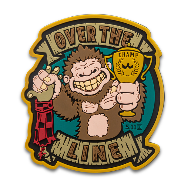 Нашивка 5.11 Tactical Sasquatch Arm Wrestler Patch Khaki - изображение 1