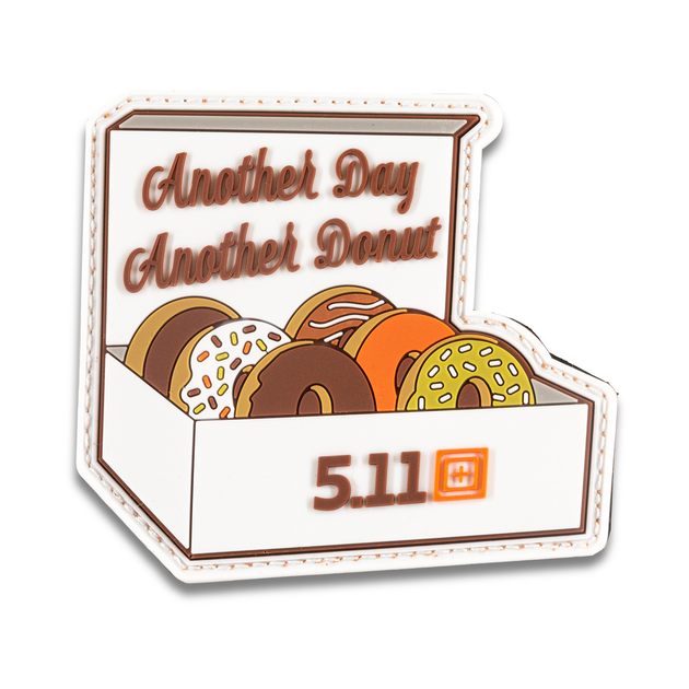 Нашивка 5.11 Tactical Another Donut PatchWhite - зображення 1