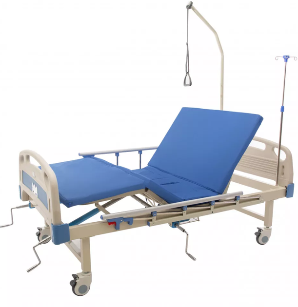 Медицинская кровать 4 секционная MED1-C15 широкая с туалетом особо (MED1-C15) - изображение 3