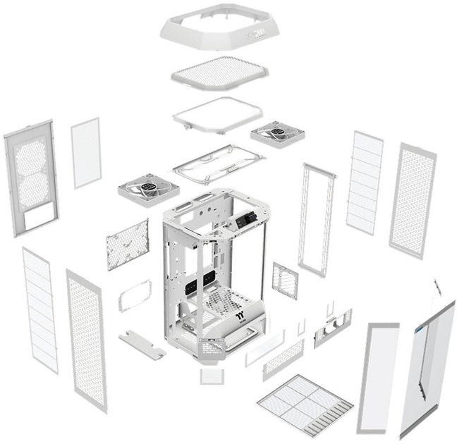 Корпус Thermaltake The Tower 300 White (CA-1Y4-00S6WN-00) - зображення 12