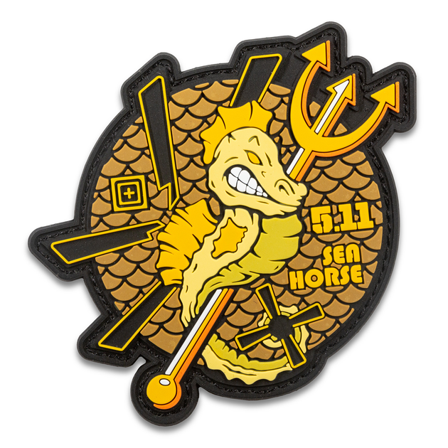 Нашивка 5.11 Tactical Seahorse Patch Yellow - зображення 1