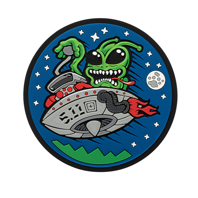 Нашивка 5.11 Tactical Hotrod Alien Patch Multi - изображение 1