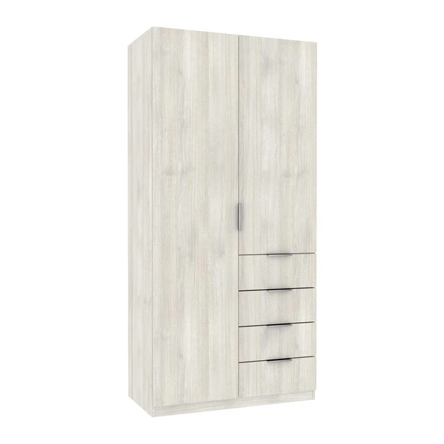 Шкаф Кристал 1 Континент 1000х520х2100 Дуб Шамони Светлый - изображение 1