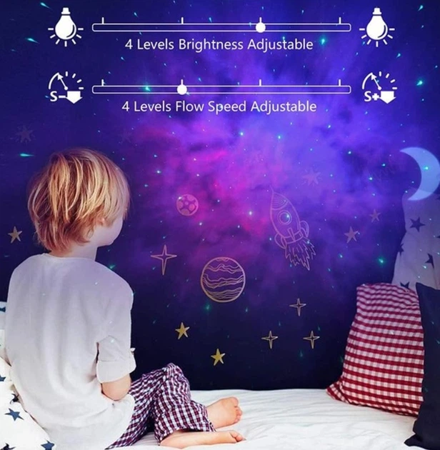 Проектор зоряного неба Starry Sky 2503, білий - зображення 7
