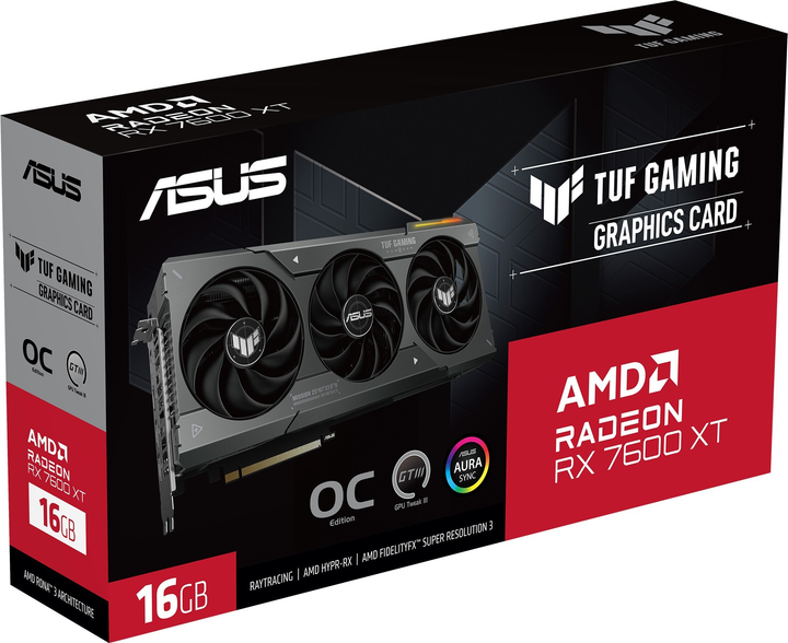 Karta graficzna Asus PCI-Ex Radeon RX 7600 XT TUF Gaming OC Edition 16GB GDDR6 (128bit) (2830/18000) (HDMI, 3 x DisplayPort) (90YV0K20-M0NA00) - obraz 14