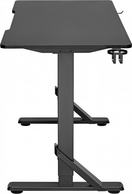 Стол компьютерный 2E GAMING KIRIN RGB 136 х 60 x 71/76/81 см Черный (2E-GT-KIR-BK) - изображение 5