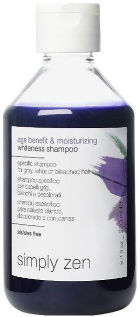 Шампунь для волосся Simply Zen Age Benefit Moisturizing Whiteness 250 мл (8032274063391) - зображення 1