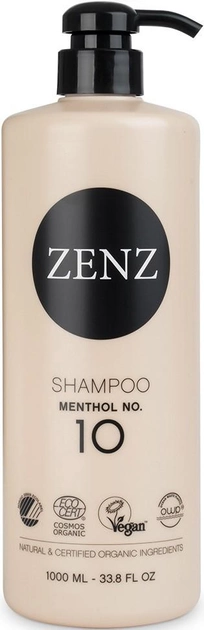 Szampon do nawilżania włosów Zenz Organic Menthol 1000 ml (5715012000713) - obraz 1