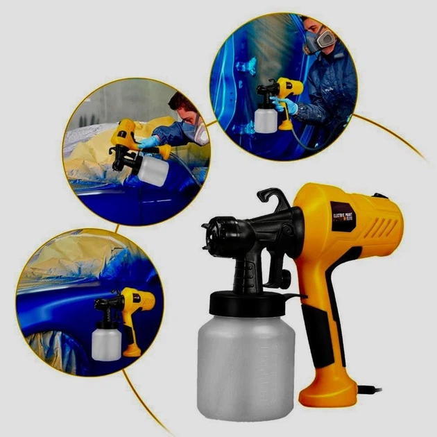 Краскораспылитель электрический Electric Paint Sprayer 400 Вт, Ø 2,5 мм, 800 мл/мин распылитель для краски пульвелизатор - изображение 1