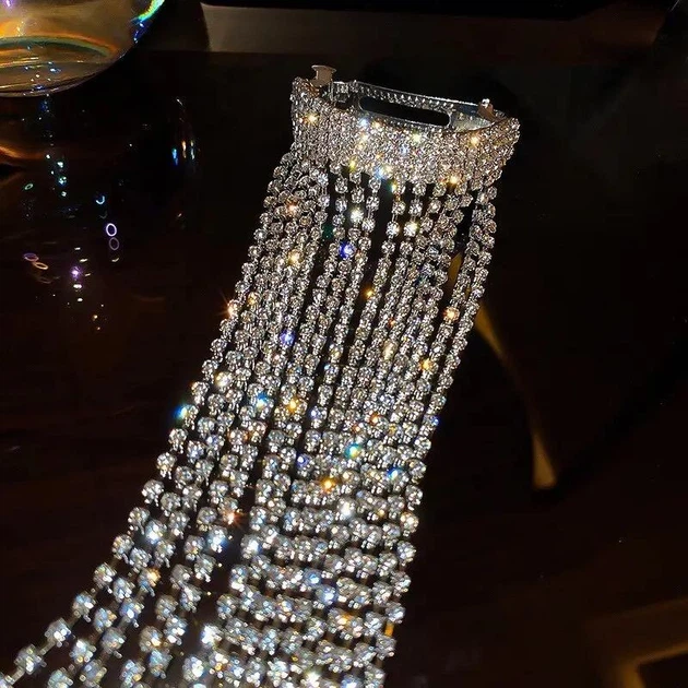 Жіноча шпилька для волосся, затискач для пучка / хвоста зі стразами ...