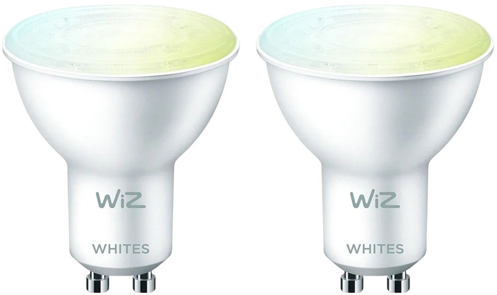 Набір розумних лампочок WIZ Tunable warm WiFi PAR16 GU10 345 лм 4.7 Вт 2 шт (8719514551312) - зображення 1