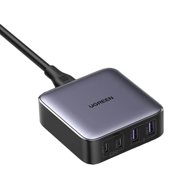 Зарядное устройство UGREEN CD327 USB+Type-C x2 Nexode 65W Desktop ...
