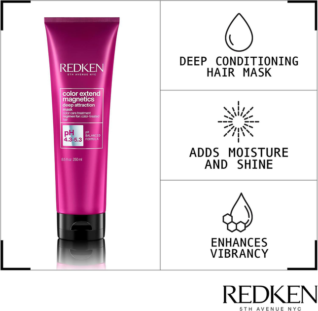 Маска для волосся Redken Color Extend Magnetics 250 мл (3474636961023) - зображення 3